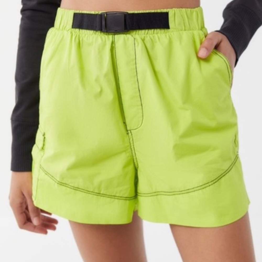 Urban Outfitters bright neon cargo shorts